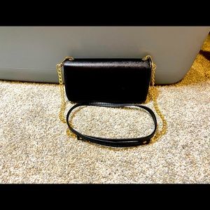 Women’s Faux Leather Black Purse and Clutch